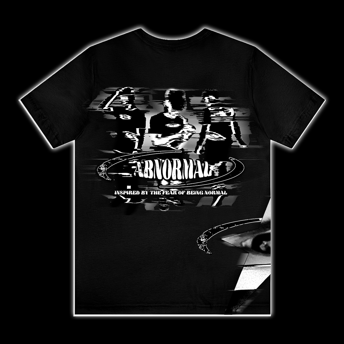Black + White Abnormal Tee No1