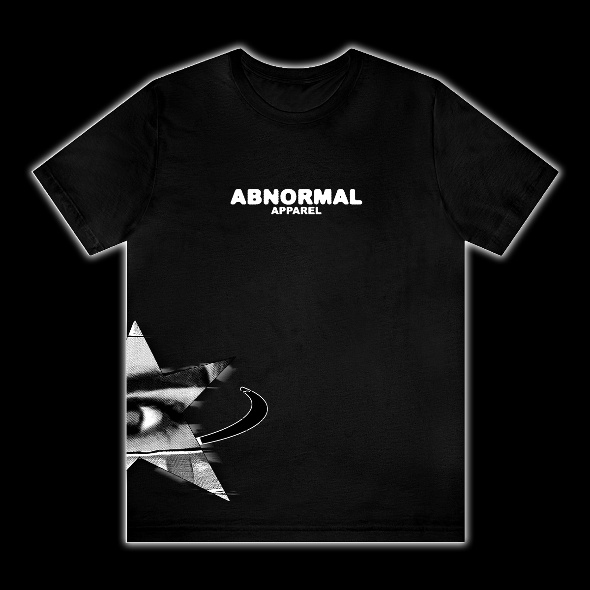 Black + White Abnormal Tee No1