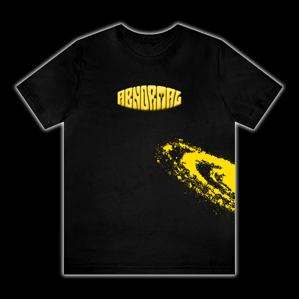Black + Yellow Abnormal Tee No1