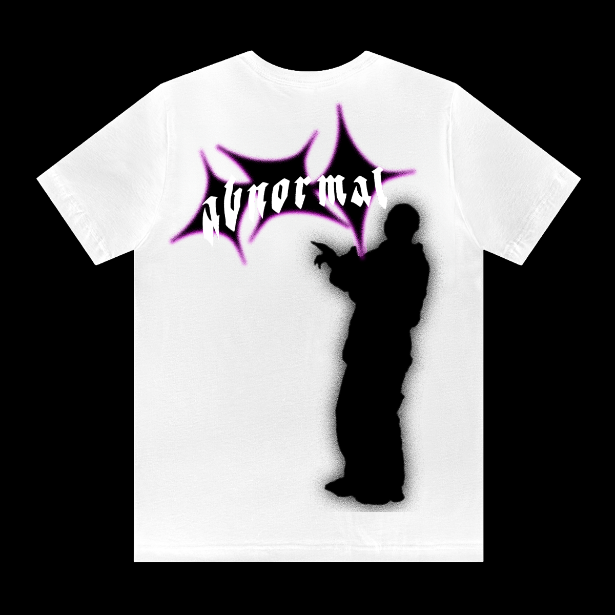 White + Pink Abnormal Tee No3