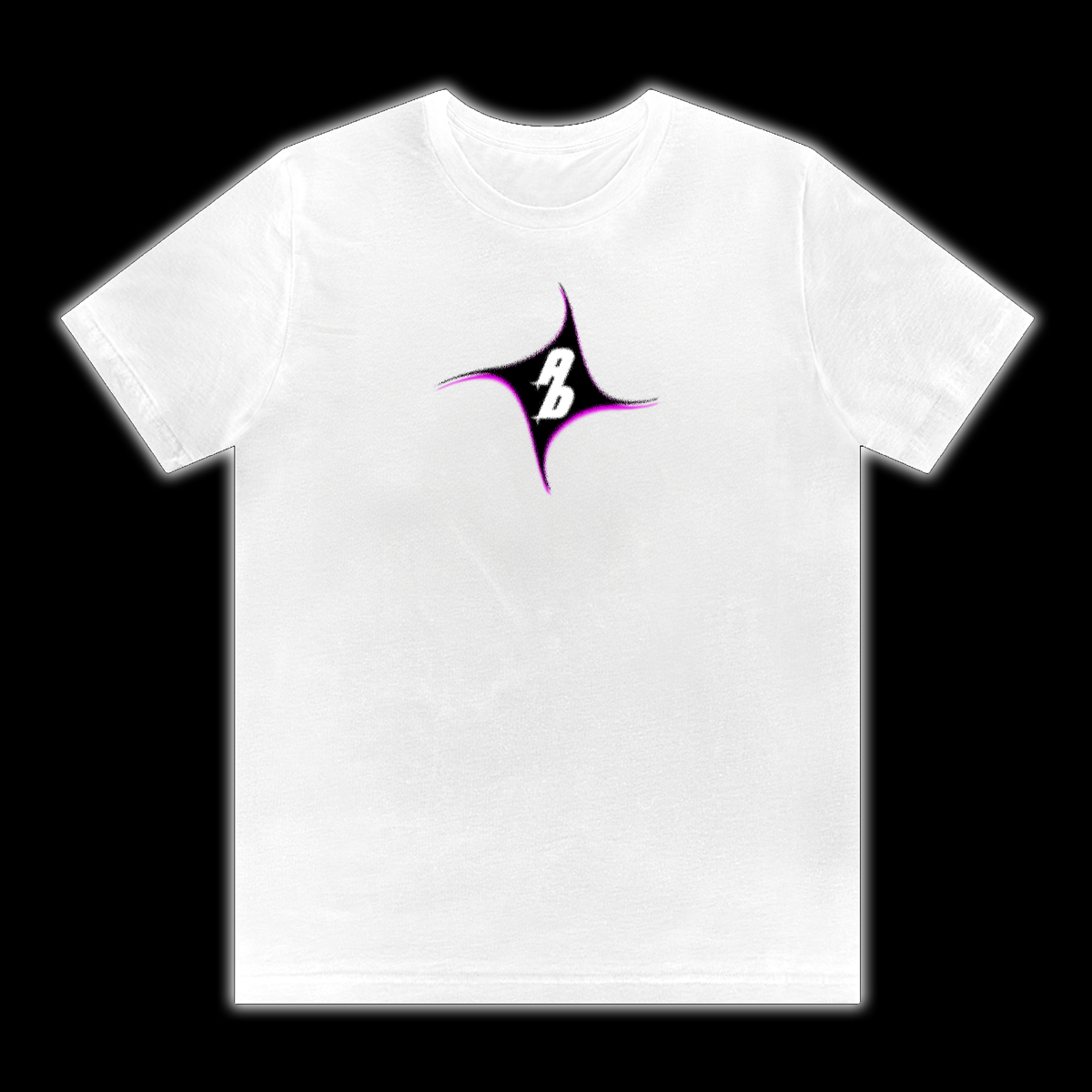 White + Pink Abnormal Tee No3