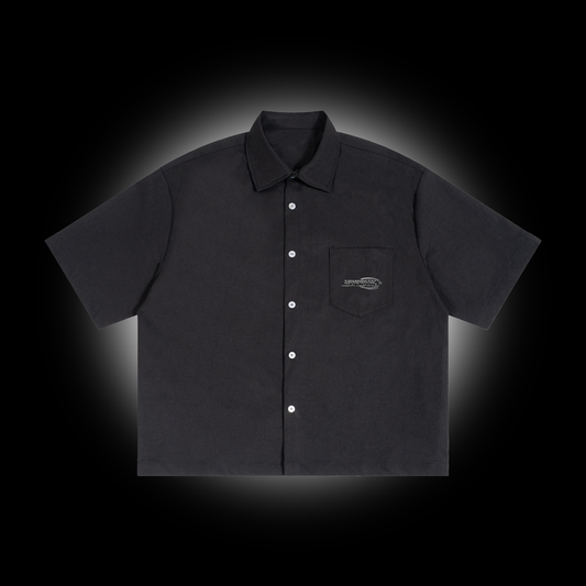 Black Boxy Abnormal Shirt