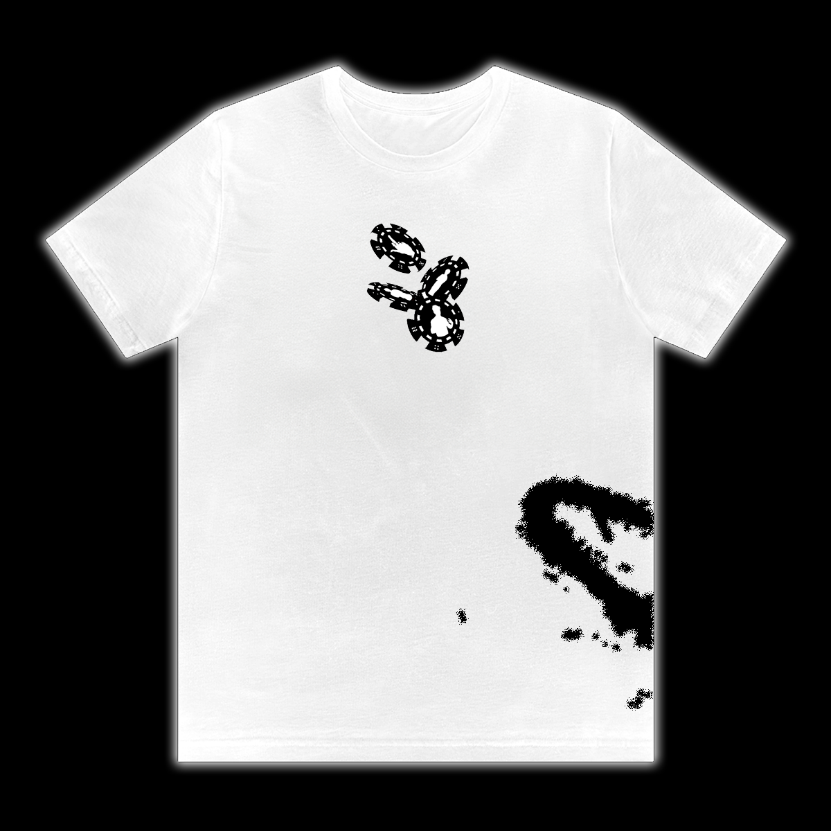 White + Black Abnormal Tee No1